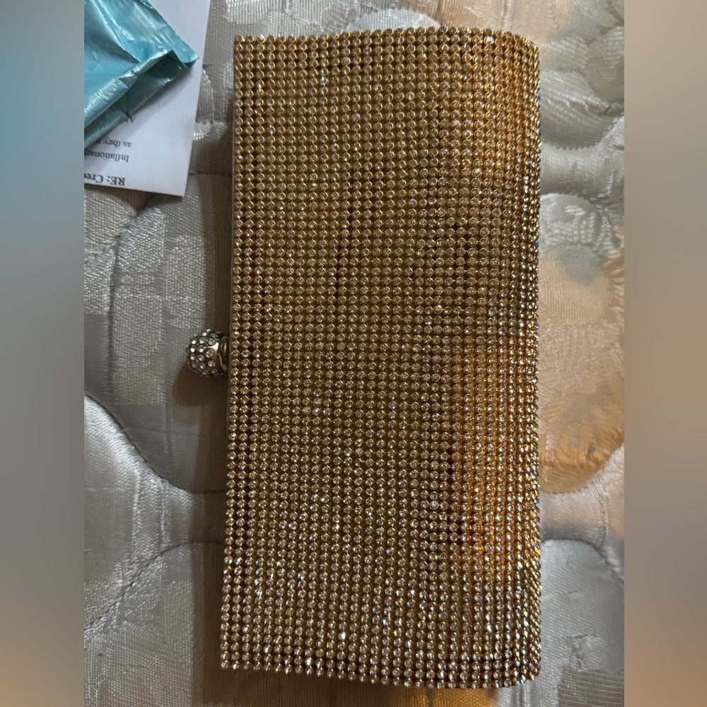 Charming Charlie rhinestone clutch
